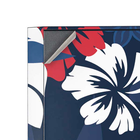 NFL New England Patriots Tropical Print Corsair 4000D Tempered Glass Mid-Tower ATX Case Skin