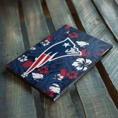 NFL New England Patriots Tropical Print HP Envy Skin