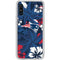 NFL New England Patriots Tropical Print Galaxy A10e Clear Case