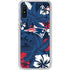 NFL New England Patriots Tropical Print Galaxy A10e Clear Case