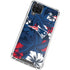 NFL New England Patriots Tropical Print Galaxy A12 Clear Case