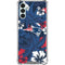 NFL New England Patriots Tropical Print Galaxy A13 5G Clear Case