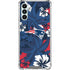 NFL New England Patriots Tropical Print Galaxy A13 5G Clear Case