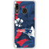 NFL New England Patriots Tropical Print Galaxy A20 Clear Case