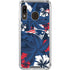 NFL New England Patriots Tropical Print Galaxy A30 Clear Case