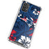 NFL New England Patriots Tropical Print Galaxy A32 5G Clear Case