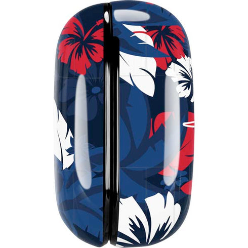NFL New England Patriots Tropical Print Galaxy Buds Pro Skin