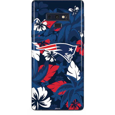 NFL New England Patriots Tropical Print Galaxy Note 9 Skin