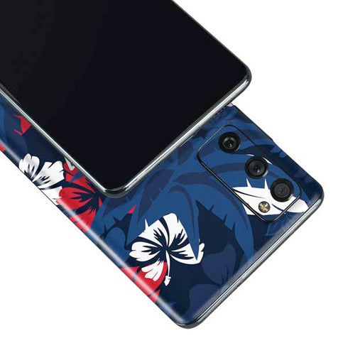 NFL New England Patriots Tropical Print Galaxy S20 Fan Edition Skin