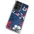NFL New England Patriots Tropical Print Galaxy S21 Ultra 5G Clear Case