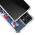 NFL New England Patriots Tropical Print Galaxy S21 Ultra 5G Clear Case