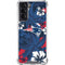 NFL New England Patriots Tropical Print Galaxy S22 Clear Case