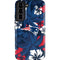 NFL New England Patriots Tropical Print Galaxy S22 Pro Case