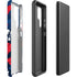 NFL New England Patriots Tropical Print Galaxy S22 Ultra Pro Case