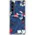NFL New England Patriots Tropical Print Galaxy S23 FE Clear Case