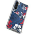 NFL New England Patriots Tropical Print Galaxy S23 Plus Clear Case