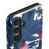 NFL New England Patriots Tropical Print Galaxy S24 Impact Case
