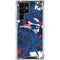 NFL New England Patriots Tropical Print Galaxy S24 Ultra Clear Case
