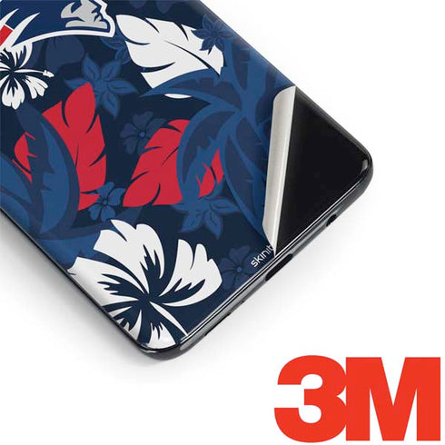 NFL New England Patriots Tropical Print Galaxy S9 Skin