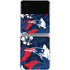 NFL New England Patriots Tropical Print Galaxy Z Flip4 5G Skin