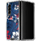 NFL New England Patriots Tropical Print Galaxy Z Fold4 5G Clear Case