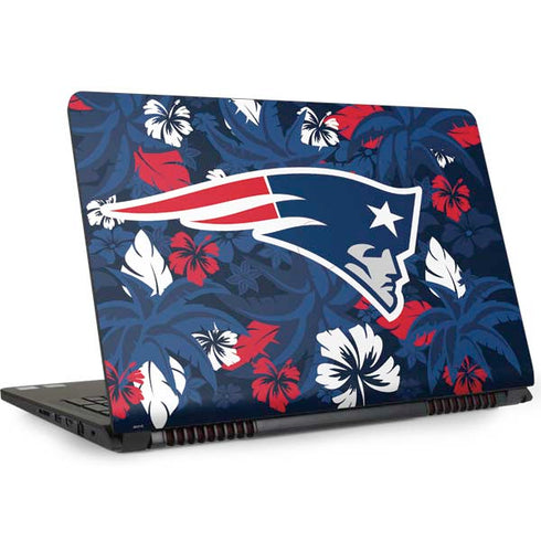 NFL New England Patriots Tropical Print Dell Inspiron Skin