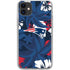 NFL New England Patriots Tropical Print iPhone 11 Clear Case