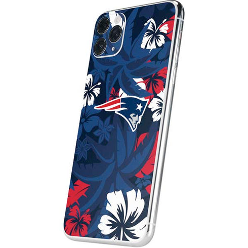 NFL New England Patriots Tropical Print iPhone 11 Pro Max Skin