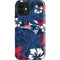 NFL New England Patriots Tropical Print iPhone 12 Impact Case