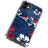 NFL New England Patriots Tropical Print iPhone 12 Mini Clear Case