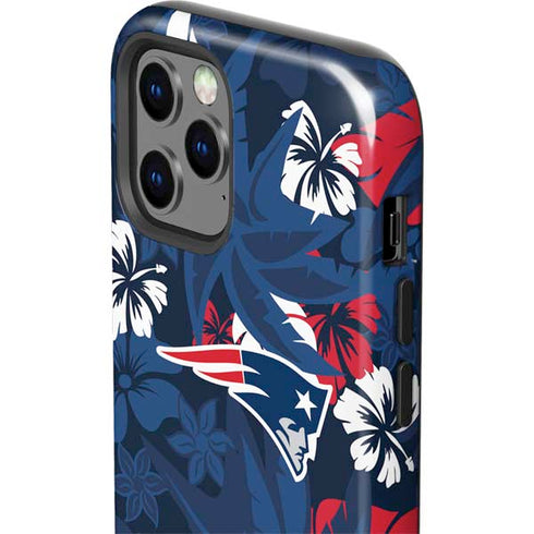 NFL New England Patriots Tropical Print iPhone 12 Pro Max Impact Case