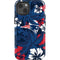 NFL New England Patriots Tropical Print iPhone 13 Impact Case