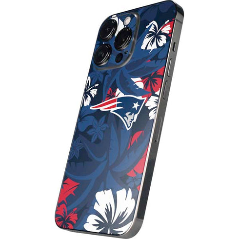 NFL New England Patriots Tropical Print iPhone 13 Pro Max Skin