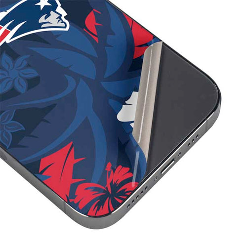 NFL New England Patriots Tropical Print iPhone 13 Pro Max Skin