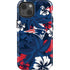 NFL New England Patriots Tropical Print iPhone 14 Impact Case