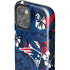 NFL New England Patriots Tropical Print iPhone 15 Impact Case