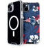 NFL New England Patriots Tropical Print iPhone 15 Plus MagSafe Case