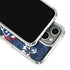 NFL New England Patriots Tropical Print iPhone 14 Pro Clear Case