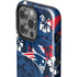 NFL New England Patriots Tropical Print iPhone 14 Pro Impact Case