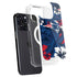 NFL New England Patriots Tropical Print iPhone 15 Pro MagSafe Case