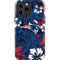 NFL New England Patriots Tropical Print iPhone 15 Pro Max Impact Case