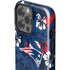 NFL New England Patriots Tropical Print iPhone 15 Pro Max Impact Case