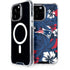 NFL New England Patriots Tropical Print iPhone 15 Pro Max MagSafe Case
