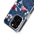 NFL New England Patriots Tropical Print iPhone 14 Pro Max MagSafe Case