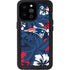 NFL New England Patriots Tropical Print iPhone 14 Pro Max Waterproof Case