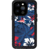 NFL New England Patriots Tropical Print iPhone 14 Pro Waterproof Case