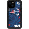 NFL New England Patriots Tropical Print iPhone 15 Waterproof Case