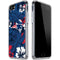 NFL New England Patriots Tropical Print iPhone SE (2nd & 3rd Gen) Clear Case