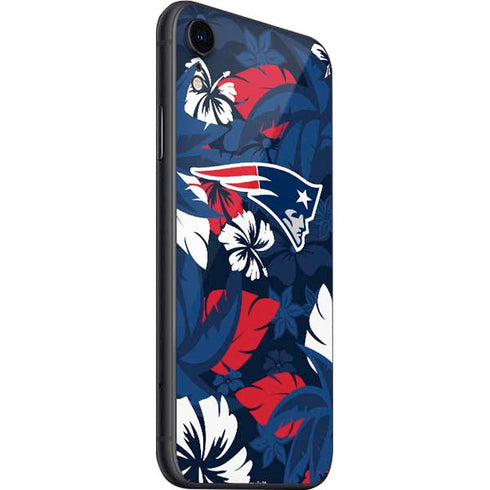 NFL New England Patriots Tropical Print iPhone SE (2nd & 3rd Gen) Skin