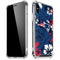NFL New England Patriots Tropical Print iPhone X/XS Clear Case